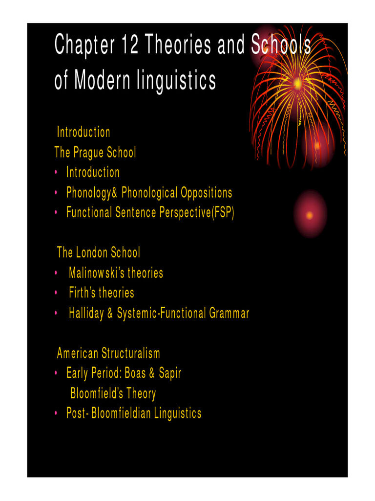 The Prague School of Linguistics | PDF | Linguistics | Grammar