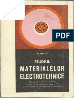 Studiul materialelor electrotehnice