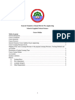 General Chemistry Syllabus-2023