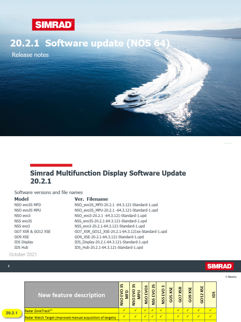 20.2.1 Release Notes Simrad Download Free PDF Radar Computer Network