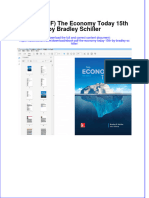 Ebook PDF The Economy Today 15th by Bradley Schiller PDF