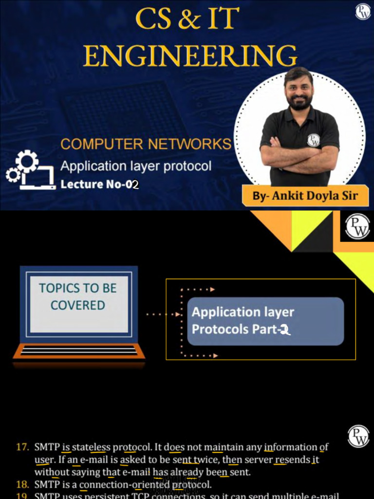 Application Layer Protocol 02 - Class Notes | PDF