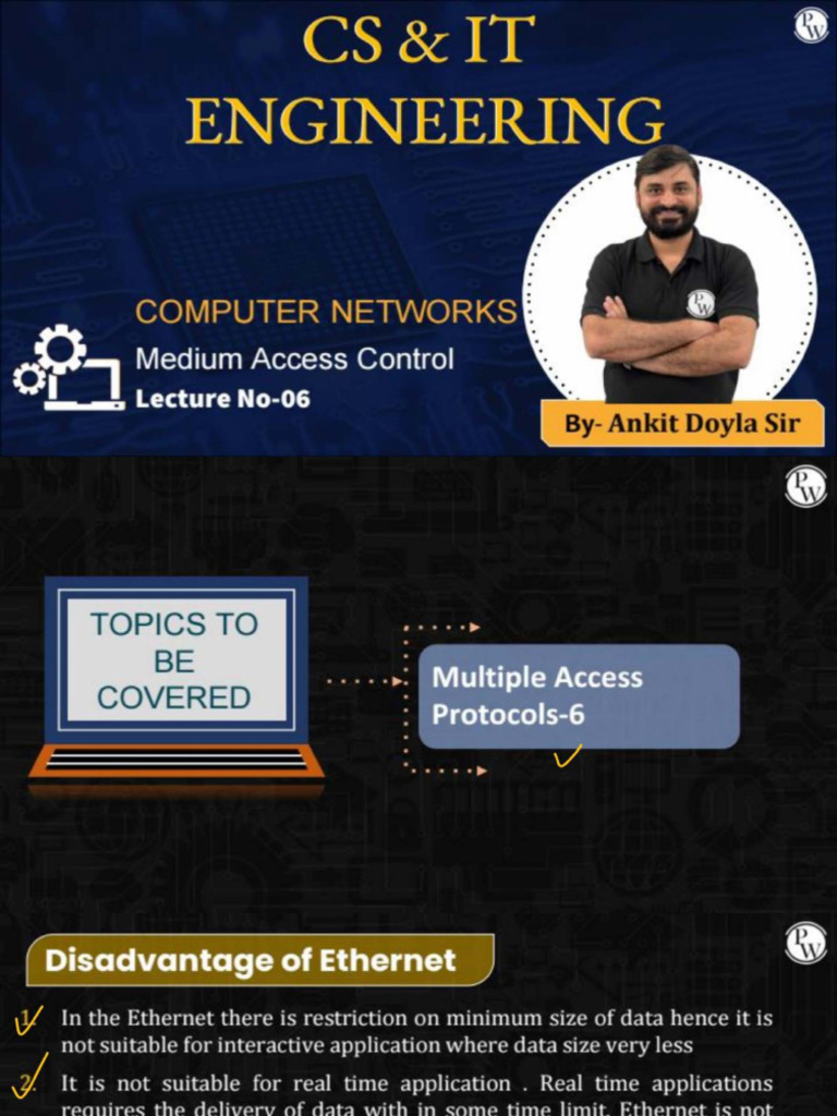 Medium Access Control 06 - Class Notes | PDF