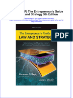Ebook PDF The Entrepreneurs Guide To Law and Strategy 5th Edition PDF