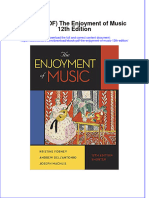 Ebook PDF The Enjoyment of Music 12th Edition PDF