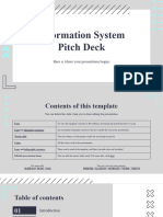 Information System Pitch Deck by Slidesgo