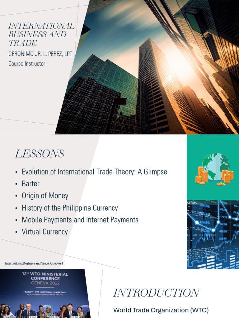 Evolution of International Trade Theory | PDF | World Trade ...