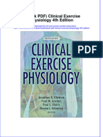 Ebook PDF Clinical Exercise Physiology 4th Edition PDF