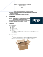 Lesson Plan in Epp Kagamitang Pang Elektrisidad Panghawak at Panghigpit