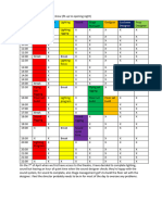 Production Schedule For Bta Show Fit-Up To Opening Night