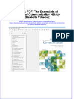 Ebook PDF The Essentials of Technical Communication 4th by Elizabeth Tebeaux PDF