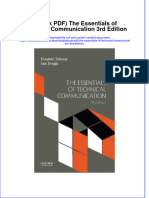 Ebook PDF The Essentials of Technical Communication 3rd Edition PDF