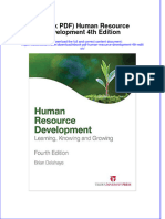 FULL Download Ebook PDF Human Resource Development 4th Edition PDF Ebook