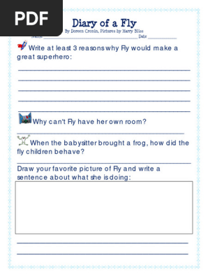 free-diary-of-a-fly-printable