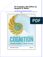 Ebook PDF Cognition 9th Edition by Margaret W Matlin PDF