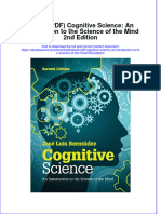 Ebook PDF Cognitive Science An Introduction To The Science of The Mind 2nd Edition PDF