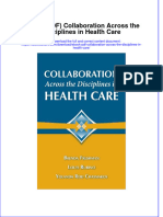 Ebook PDF Collaboration Across The Disciplines in Health Care PDF