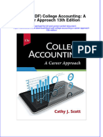 Ebook PDF College Accounting A Career Approach 13th Edition PDF