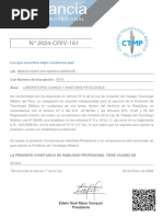 Constancia CTMP 2025-Agosto | PDF