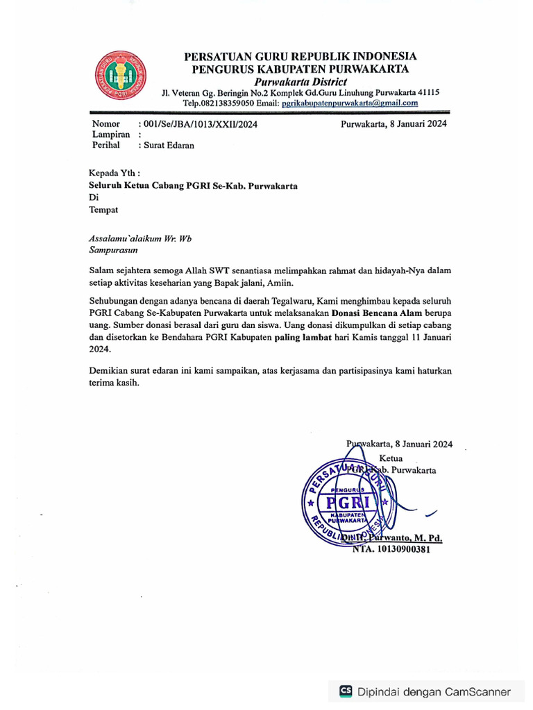 Surat Edaran | PDF