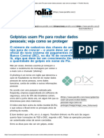 Golpistas Usam Pix para Roubar Dados Pessoais Veja Como Se Proteger - Perallis Security