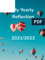 Yearly Reflection Template (Updated December 2021) - PLEASE MAKE A