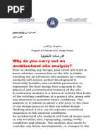 Why Do You Carry Out An Architectural Site Analysis