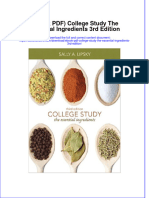 Ebook PDF College Study The Essential Ingredients 3rd Edition PDF