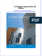 Ebook PDF College Trigonometry 6th Edition