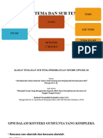 Kajian Tema Dan Sub Tema Persidangan Sinode GPM 2021