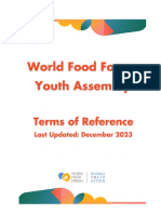 Terms of Reference - WFF Youth Assembly 2023