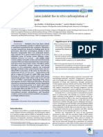 Fruits 75 (6), 281-287 in Natura Tropical Juices Inhibit The in Vitro Carbonylation of Bovine Serum Albumin