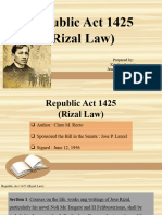 Rizal - Bsba 1 Rizal Law