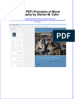 Ebook Ebook PDF Principles of Moral Philosophy by Steven M Cahn PDF