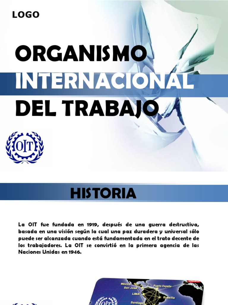 Historia y Objetivos de la OIT | PDF | Organización Internacional del ...