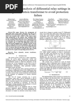 Comparative Analysis of Differential Relay Settings in Langsa Substation Transformer To Avoid Protection Failure - 2020