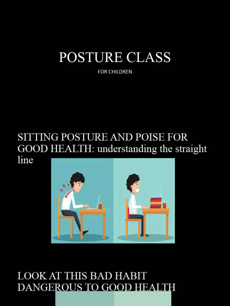 Posture Class For Children-1 | PDF