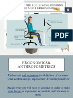 Ergonomics Anthropometrics Development - 2 Lessons