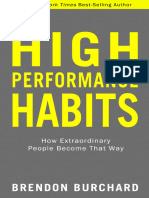 Habitudes de Haute Performance Comment Brendon Burchard