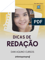 Dicas de Redação Dani Aquino Cursos