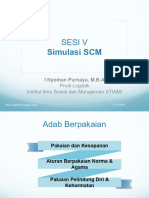 Sesi V - Simulasi SCM