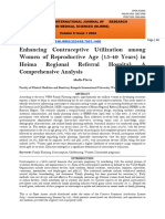 Enhancing Contraceptive Utilization Among Women of Reproductive Age (15-49 Years) in Hoima Regional Referral Hospital A Comprehensive Analysis
