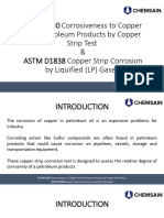ASTM D130 Corrosiveness To Copper From Petroleum Products Slide ASTM D1838 Copper Strip Corrosion by Liquified (LP) Gases