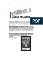 83 Zombies 9 Ashes To Ashes Rulebook