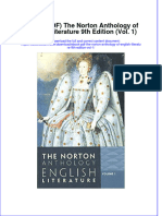 Ebook PDF The Norton Anthology of English Literature 9th Edition Vol 1 PDF