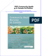 Ebook PDF Community Health Nursing in Canada 3rd Edition PDF