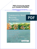 Ebook PDF Community Health Nursing in Canada 3rd Edition 2 PDF
