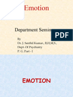 Emotion - Dept Seminar