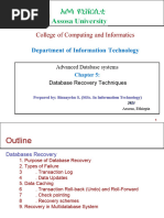 ch5 Database Recovery Technique