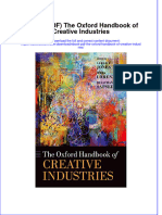 Ebook PDF The Oxford Handbook of Creative Industries PDF
